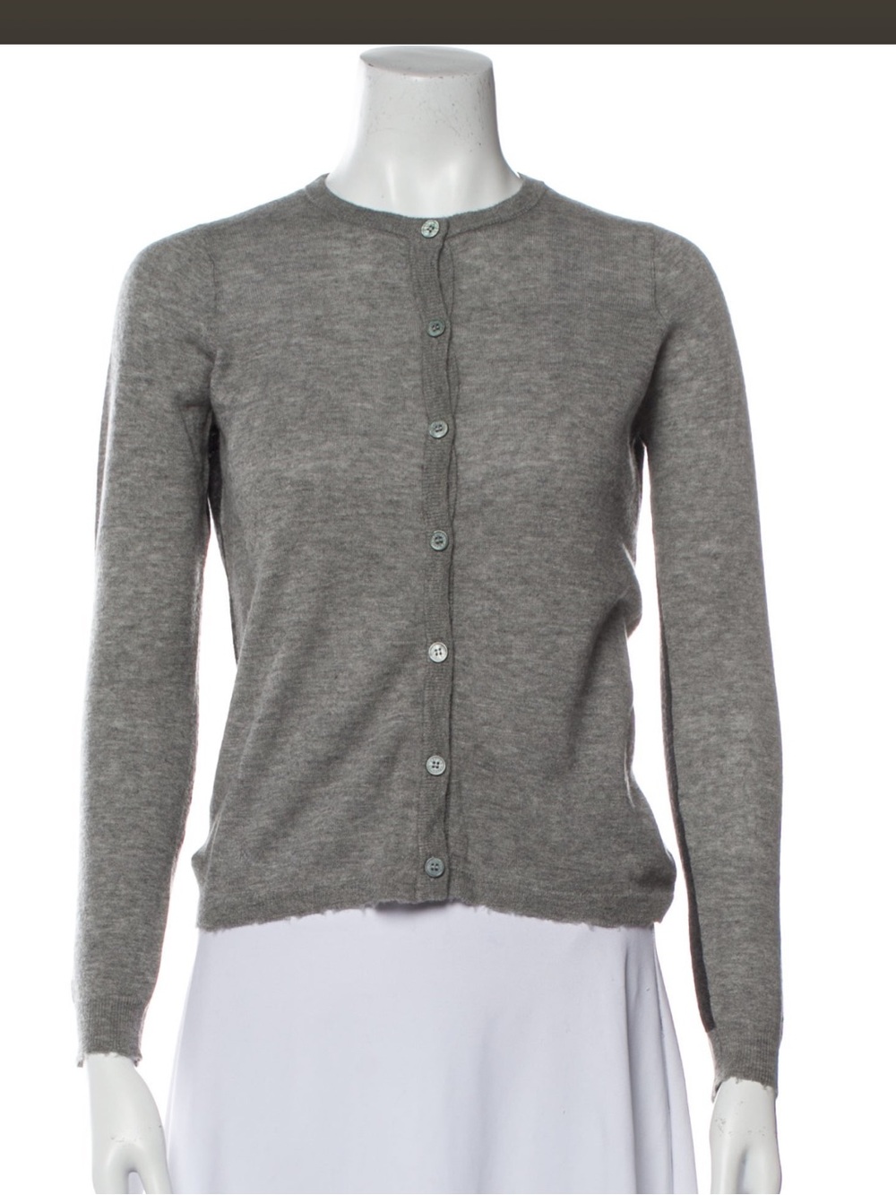 Zadig & Voltaire Grey Cashmere Crew Sweater